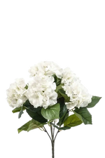 Künstliche Hortensie - Biggi, 40 cm, Kunstpflanze von aplanta, Steckpflanze, in Natur, für drinnen