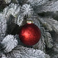 Künstlicher Weihnachtsbaum mit Schnee - Elsa, 150 cm, Kunstbaum von aplanta, in Grün weiß, für drinnen