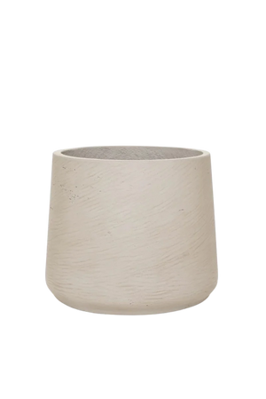 Blumentopf - Talco, 41x38cm, Pflanzkübel von aplanta, in Beige
