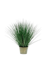 Künstliches Gras - Irene, 80 cm, Kunstpflanze von aplanta, in Grün, für drinnen