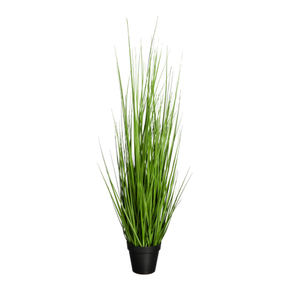 Künstliches Gras - Chiara, 90 cm, Kunstpflanze von aplanta, in Grün, für drinnen