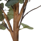 Künstlicher Eucalyptus Baum - Parla, 150 cm, Kunstbaum von aplanta, mit Echtholzstamm, in Grün, für drinnen