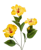 Hochwertige Kunstpflanze | Künstlicher Hibiskus Zweig - Mara | 82 cm von 🌱aplanta