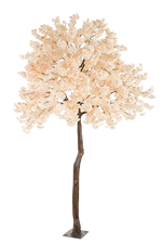 Künstlicher Kirschbaum - Manda, 320 cm, Kunstbaum von aplanta, in Creme, für drinnen