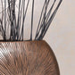 Bodenvase - Khloe, Pflanzkübel von aplanta, Schwarz, in Gold