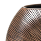 Bodenvase - Khloe, Pflanzkübel von aplanta, Schwarz, in Gold