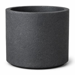 Pflanzkübel LUZERN Granit Schwarz | 39x33 cm