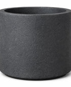 Pflanzkübel LUZERN Granit Schwarz | 29x25 cm