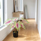 Künstliche Caladium - Malena, 53 cm, Kunstpflanze von aplanta, Real Touch, in Grün, für drinnen