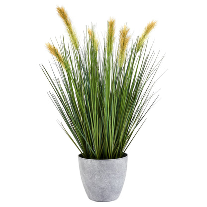 Künstlicher Fuchsschwanz - Octavine, 56 cm, Kunstpflanze von aplanta, in Grün, für drinnen