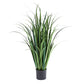 Künstliches Gras - Alaric, 90 cm, Kunstpflanze von aplanta, in Grün, für drinnen
