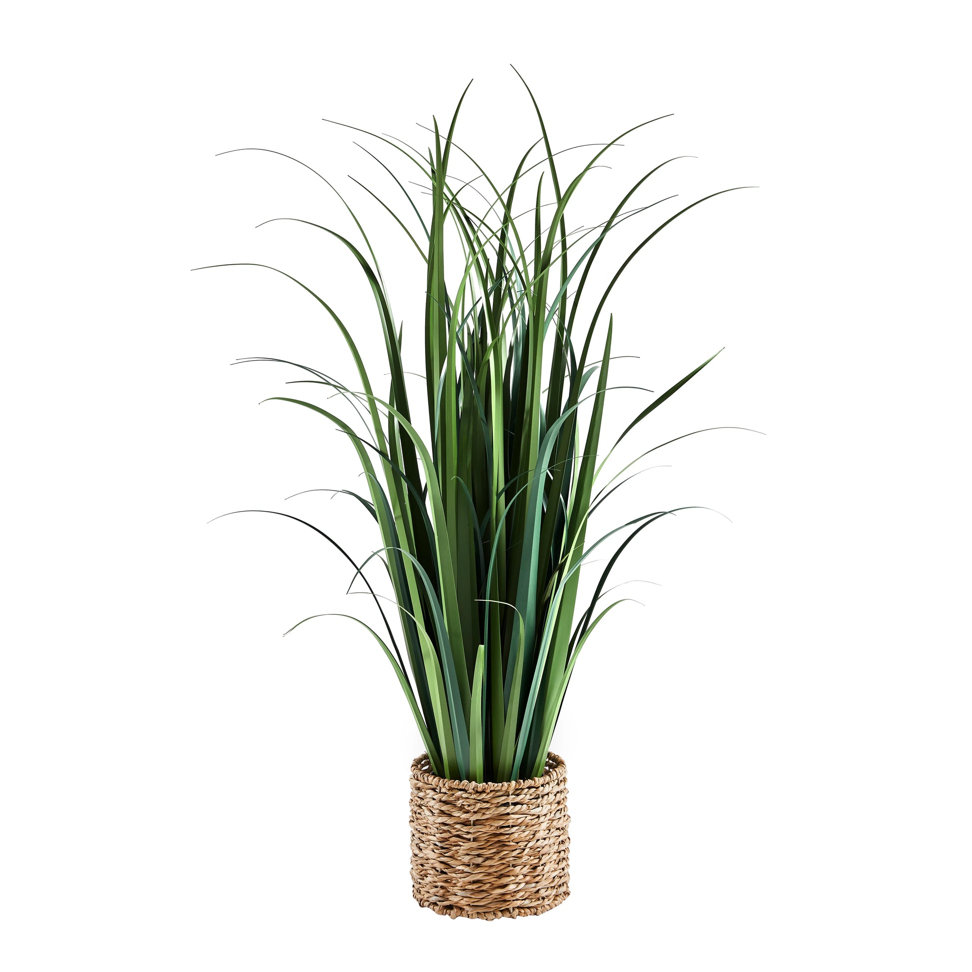 Künstliches Gras - Alaric, 120 cm, Kunstpflanze von aplanta, in Grün, für drinnen