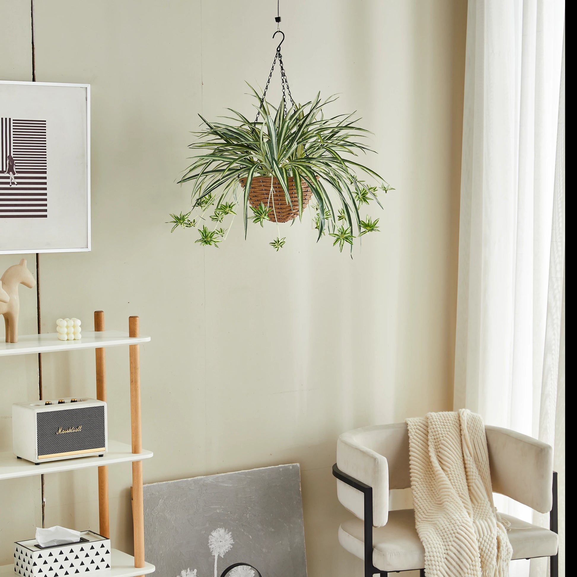 Künstliche Hänge-Grünlilie – Aurelio | 60 cm