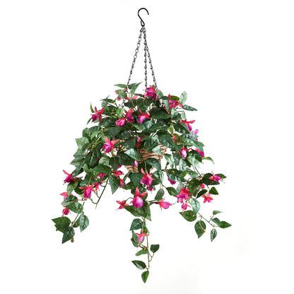 Künstliche Hänge-Fuchsie – Calanthia | 80 cm