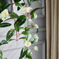 Künstlicher Hänge-Jasmin - Florina, 80 cm, Kunstpflanze von aplanta, Steckpflanze, in Grün, für drinnen