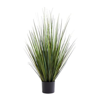 Künstliches Gras - Selwyn, 90 cm, Kunstpflanze von aplanta, in Grün, für drinnen
