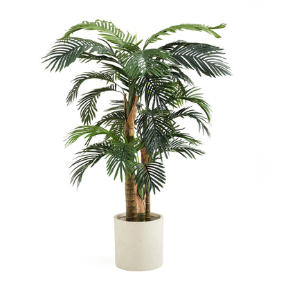Künstliche Goldfruchtpalme - Saphira, 150 cm, Kunstbaum von aplanta, inkl. Startertopf, in Grün, für drinnen