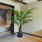 Künstliche Kentia-Palme - Caliora, 210 cm, Kunstbaum von aplanta, inkl. Startertopf, in Grün, für drinnen