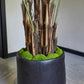 Künstliche Kentia-Palme - Caliora, 210 cm, Kunstbaum von aplanta, inkl. Startertopf, in Grün, für drinnen
