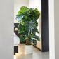Künstlicher Split-Philodendron - Zephira, 160 cm, Kunstpflanze von aplanta, inkl. Startertopf, in Grün, für drinnen