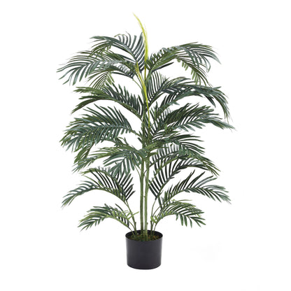 Künstliche Palme - Maleko, 120 cm, Kunstbaum von aplanta, inkl. Startertopf, in Grün, für drinnen