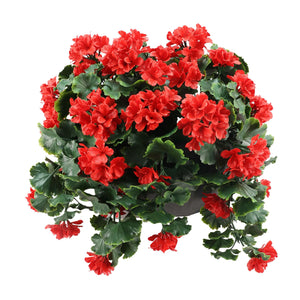 Künstliche Geranien Balkonkasten - Susanne I 46 cm