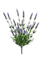 Künstlicher Lavendel - Merle auf transparentem Hintergrund mit echt wirkenden Kunstblättern in natürlicher Anordnung. Künstlicher Lavendel - Merle hat die Farbe Lavendel und ist 52 cm hoch. | aplanta Kunstpflanzen