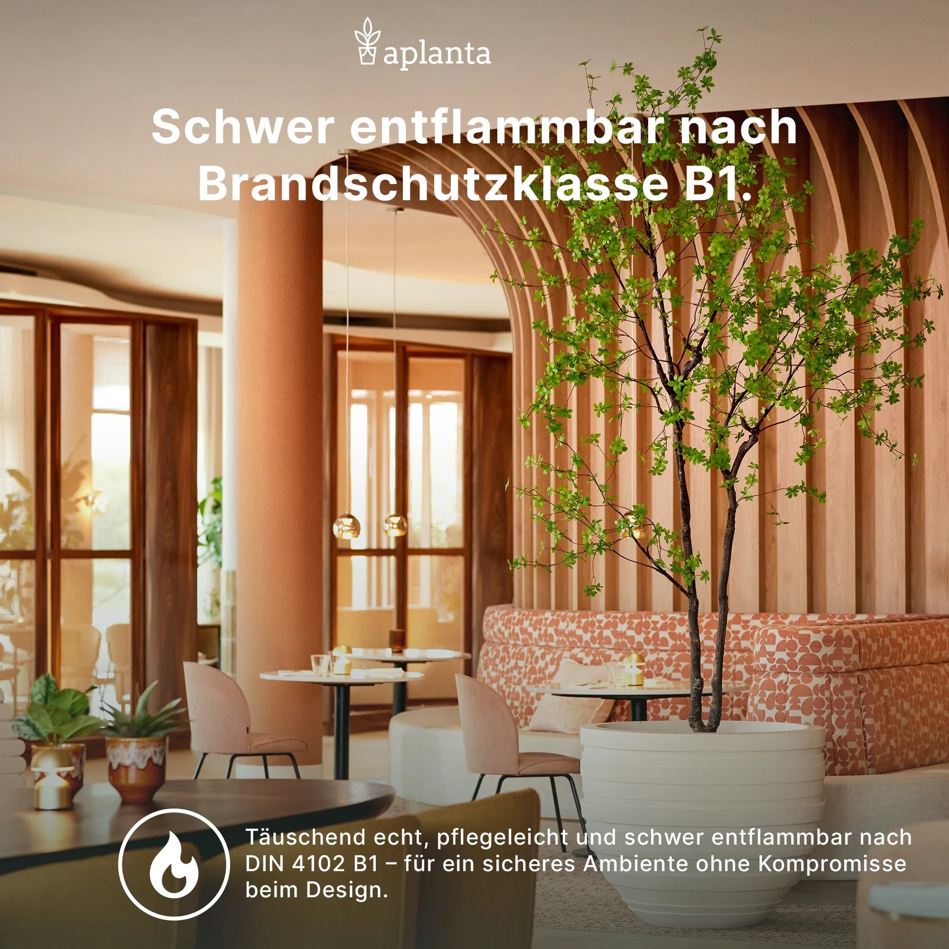Künstliche Strelitzia - Georg, 150 cm, Kunstpflanze von aplanta, feuerhemmend, B1-zertifiziert, in Grün, für drinnen