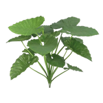 Künstliche Alocasia - Felix, 84 cm, Kunstpflanze von aplanta, feuerhemmend, B1-zertifiziert, Steckpflanze, in Grün