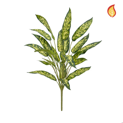Künstliche Aglaonema - Eva, 65 cm, Kunstpflanze von aplanta, feuerhemmend, B1-zertifiziert, Steckpflanze, in Grün