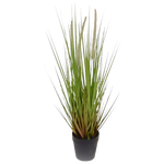 Künstliches Gras - Alfons, 52 cm, Kunstpflanze von aplanta, feuerhemmend, B1-zertifiziert, in Grün, für drinnen