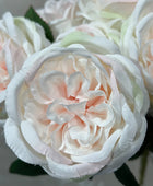 Rosenstrauß mit 10 Blütenköpfen - Artemisia | 45 cm