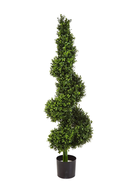 Künstliche Buchsbaum - Selina, 135 cm, Kunstbaum von aplanta, in Natur, für drinnen